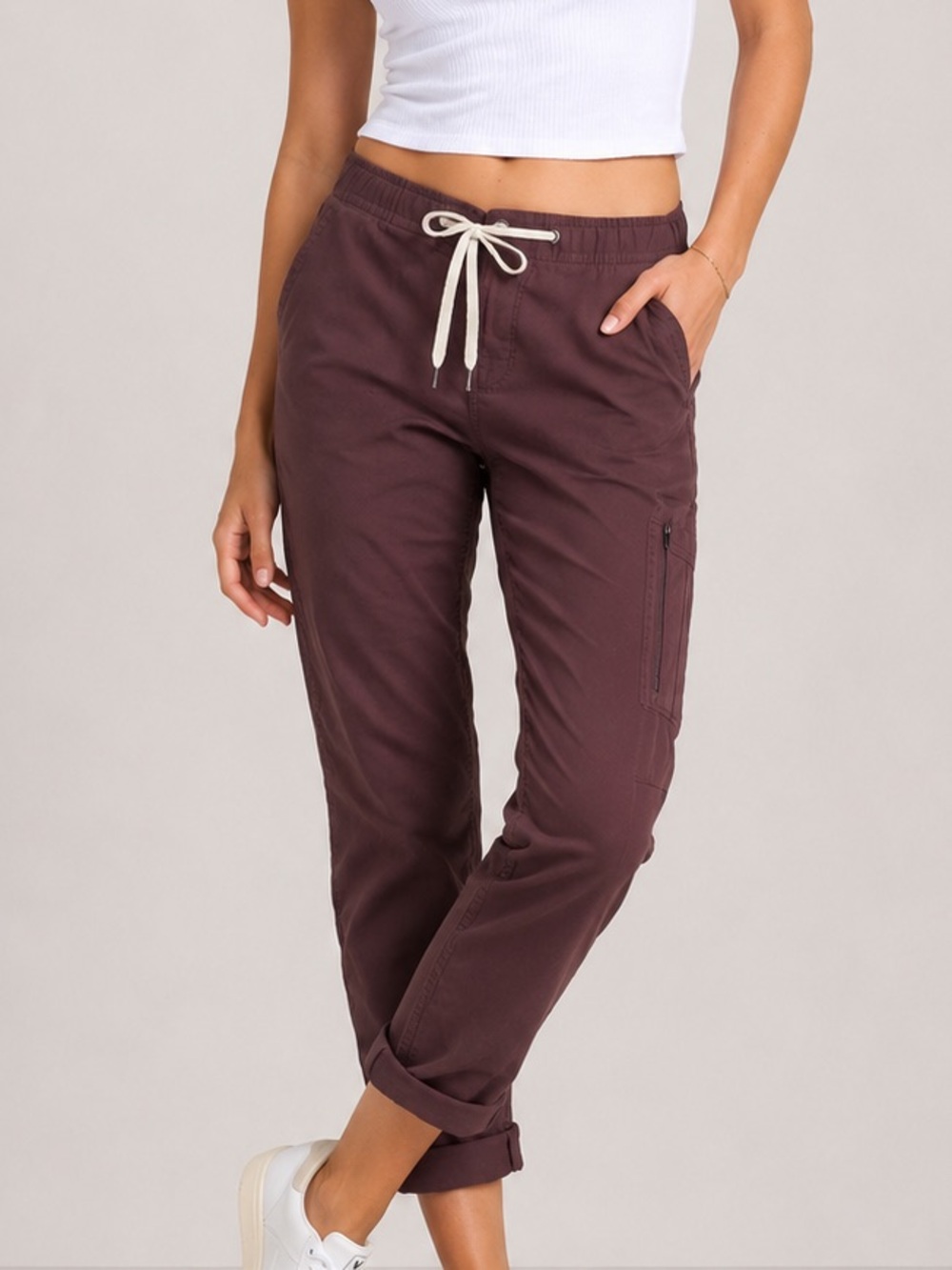 Vuori Ripstop Pant Women’s size Small 98% organic cotton.